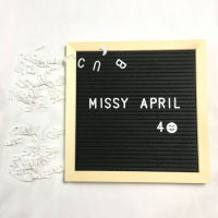 Felt Letter Board Wooden Frame Changeable Symbols Numbers Characters Message Boards for Home Office B88