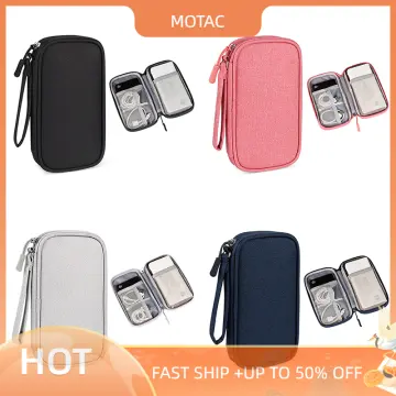 Travel Accessories Cable Organizer Bag - Portable Double Layers Electronic  Digital Accessories Storage Pouch Bags for SD Card Case, USB Flash  Drive,Charging Cords, USB Charger, Mini Tablet : Buy Online at Best