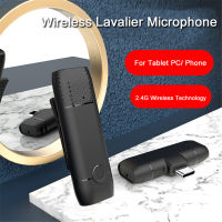 Kebidu Type-C 2.4G Wireless microphone Lavalier Portable Collar clip microphone Mini Quick Live Broadcast Sound Record for phone