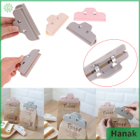 Hanak คลิปหนีบกระดาษสำนักงานหนีบที่ปิดผนึกถุงพลาสติกกระเป๋าเก็บอาหารหนีบผ้าที่มีประโยชน์