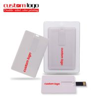 Logo Customized Credit Card 16GB 32GB 64GB USB Flash Drive USB 2.0 Pendrive 4GB 8GB Memory Stick Pen Drive For Photography Gifts