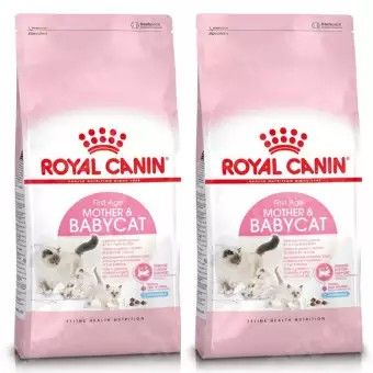 Royal Canin Mother &amp; Babycat Food 4 Kg (2 bags) รอยัลคานิน อาหาร สำหรับ แมวตั้งท้อง และ ลูกแมว 4 กก. (2 ถุง)