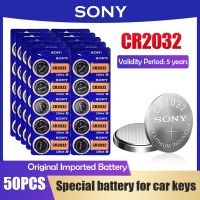 【Free shipping】 CR2032ในรถยนต์3V 50ชิ้นเซลล์ของเล่นนาฬิกา ECR2032ลิเธียมควบคุม DL2032 BR2032ปุ่ม2032สำหรับ CR