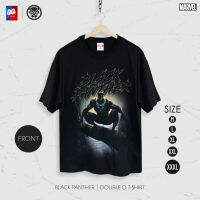 [ส่งฟรี] เสื้อยืด Black Panther แบล็คแพนเธอร์ สกรีนลายหน้าหลัง ลิขสิทธิ์แท้ มาร์เวล รุ่น MX-008 เสื้อ Marvel แท้ [M,L,XL,2XL,3XL]