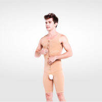 I Cheer ชุดกระชับสัดส่วนขายาวสำหรับคุณผู้ชาย (Zippered Abdominal /Chest Garment for MEN - Above Knee)