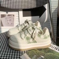 【Ready Stock】 ✾℡♧ C39 Little White Shoes Female ins Trendy Versatile Thick-Soled Breathable 2022 New Style Canvas Sneakers Ready Stock