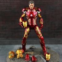 เครซี่ทอยเครื่องหมายไอรอนแมน45 Super Hero Ironman ตุ๊กตาขยับแขนขาได้ของเล่น18ซม.