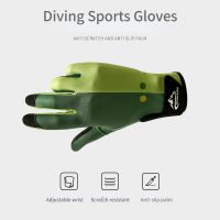 Professional Diving Equipment Men Women Outdoor Fishing Swimming Non-slip Water Rescue Finger Gloves Swim Training Accessories