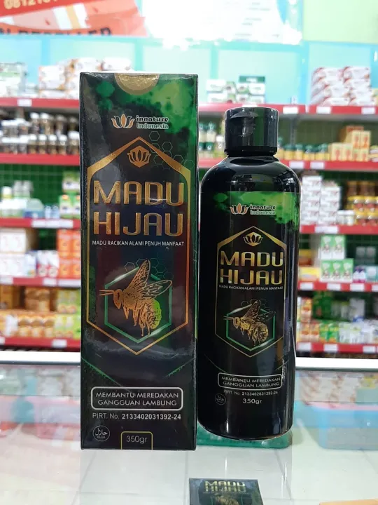 Madu Hijau Innature 350gr Madu Racikan Alami Penuh Manfaat Obat Herbal