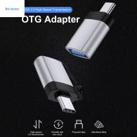 BEIMOUS สำหรับโน้ตบุ๊คสนับสนุนอย่างรวดเร็ว OTG สายเคเบิล OTG Converter Type C ตัวเชื่อมต่อตัวแปลงตัวแปลงยูเอสบี