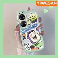 YIWESAN เคสสำหรับ Huawei P50 P50 Pro,เคสซิลิโคนนิ่มปีใหม่น่ารักบัซไลท์เยียร์เคสมือถือป้องกันเลนส์หลายสีกันกระแทกทนทานต่อการตก