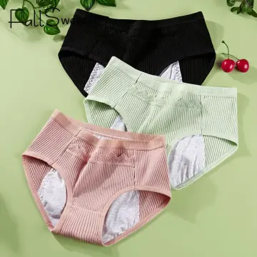 Ecmln L-6xl Period Underwear For Women Leak Proof Cotton Overnight