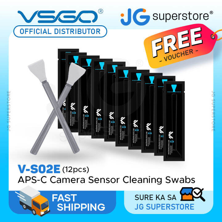 VSGO APS C Sensor Cleaning Swab (16mm X 12 Pcs) - Sensori-726669