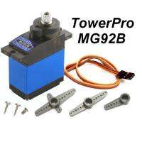 หุ่นยนต์ MG92B Towerpro เซอร์โวดิจิตอลสำหรับเกียร์13.8G 3.5KG แรงบิด