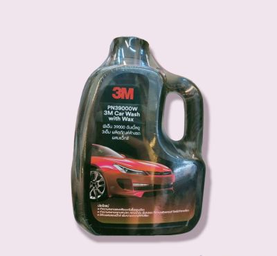 แชมพูล้างรถ สูตรผสมแวกซ์ ทั้งล้างและเคลือบเงาในขั้นตอนเดียว 3M™ Car Wash With Wax 1000Ml.