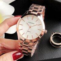 Reloj Hombre 2023 Mens Watches Rose Gold Case White Dial Famous Brand Clock Luxury Fashion Quartz-watch Wrist Watches for Men