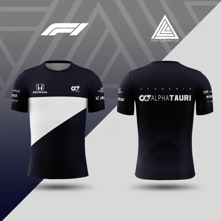 F1 Alpha Tauri 2021 Racing Shirt [𝐒𝐋𝐈𝐌 𝐅𝐈𝐓] | Lazada PH