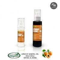 Aroma&amp;More  Apricot Kernel Virgin Oil - Organic น้ำมันแอปปริคอท เวอร์จิ้น ออร์แกนิก-Italy (Cosmetic grade)  30/120/500/1000ML