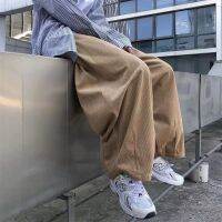 Pants Men Casual Retro Harajuku Ins Fashion New High Street Ulzzang Baggy All-Match Corduroy Youngster College Unisex Pantalones