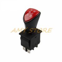 สวิตช์สไลเดอร์เด็กสลัก6Pin แบบไปข้างหน้า-Stop-Back DPDT AC 250V 16A AC 125V 20A สีดำ KCD4-604-6P รีโมท31X25มม.