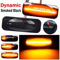 2pcs Dynamic LED Car Side Marker Lights Repeater Signal Lights For Opel Omega B Stufenheck Caravan 1994-2003