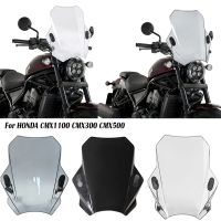 For HONDA CMX1100 CMX300 CMX500 REBEL 1100 300 500 Motorcycle Windshield Glass Cover Screen Deflector Motorcycle Accessories