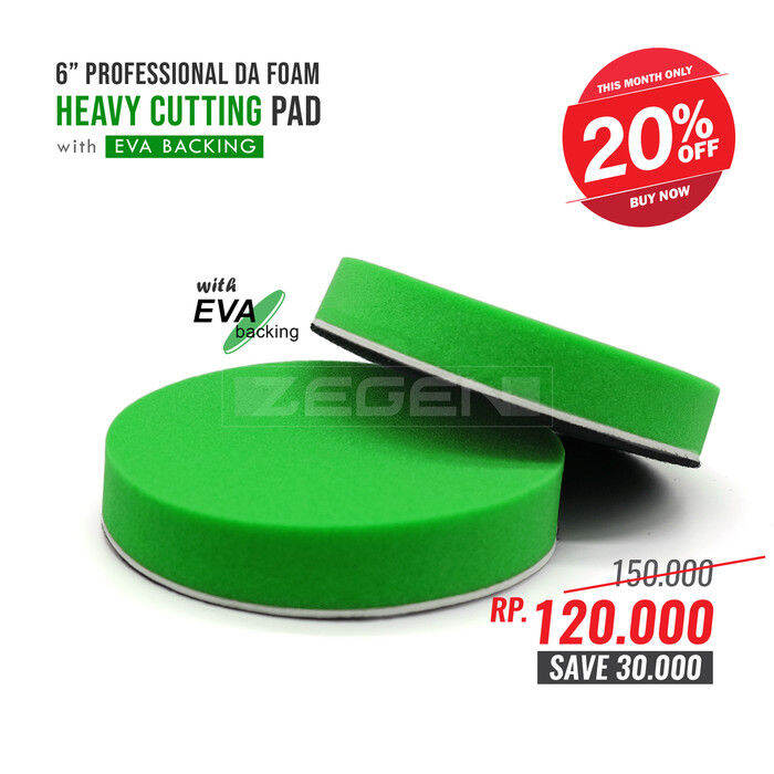 Free Ongkir BUSA POLES DA FOAM HEAVY CUTTING PAD DENGAN EVA BACKING 6