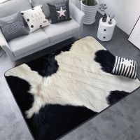 Creative 3D Leopard/Zebra/Cow/Tiger printed animal fur rug Mat for Living Room Area Rug Carpet tapetes para sala de estar