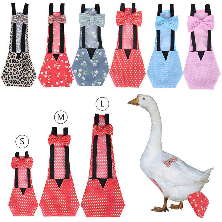 Pet Chicken Diapers Duckling Diapers Reusable Goose Clothes Washable