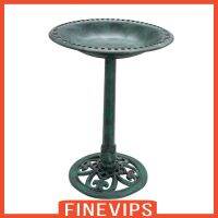 Outdoor Garden Bird Bath Decoration Flower Design for Patio Garden Lawn