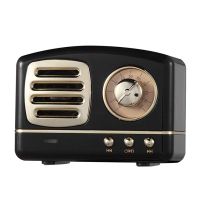 แองเจิล Retro HiFi สเตอริโอไร้สาย V4.1ลำโพงแบบพกพาไร้สายลำโพง5W