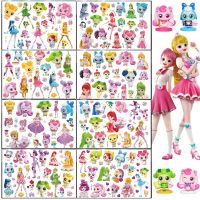 8PCS/Set Cute Cartoon Tattoo Stickers for Children Faux Tatouage Temporaire Disposable Beautiful Girl Pets Temporary Waterproof