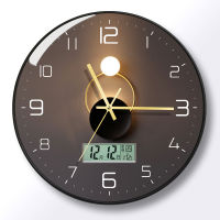 【NEW】【Penghantaran Privasi Tinggi】 Chinese Modern LED Wall Clock Calendar Clock Noiseless Clock Wall-Mounted Wholesale Cross-Border Wall Clock