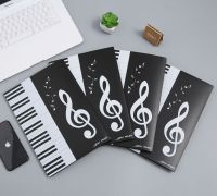 6-Page Unfolded Music Score Folder Music Score Folder Three-Fold A4 Music Score Folder Piano Score Folder For Performance