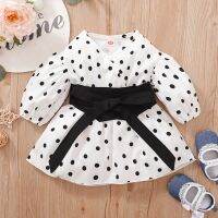 【Ladies shop】 Kids BabyLong SleeveToddler Children Fashion Polka Endura Linefor Girls