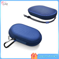 Delivery】Portable Dustproof Bluetooth-Compatible Speaker Protective Cover Carrying Case With Carabiner Storage Box 1680d + Eva + Velvet For Beoplay P2