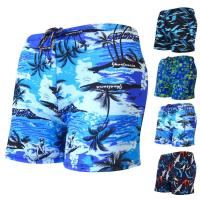 Mens Swimwear Men Trunks Swim Shorts Colorful Print Quick Dry Slim Fit Swimming Trunks for Beach Surf Beachwear шорты 수영복