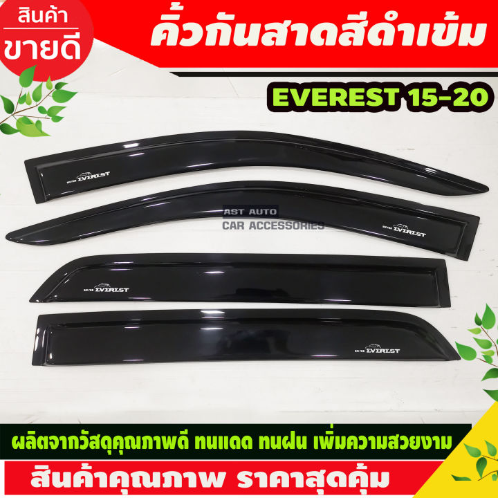 กันสาดข้างประตู-คิ้วกันสาด-ดำเข้ม-ford-everest-2018-2020-ao