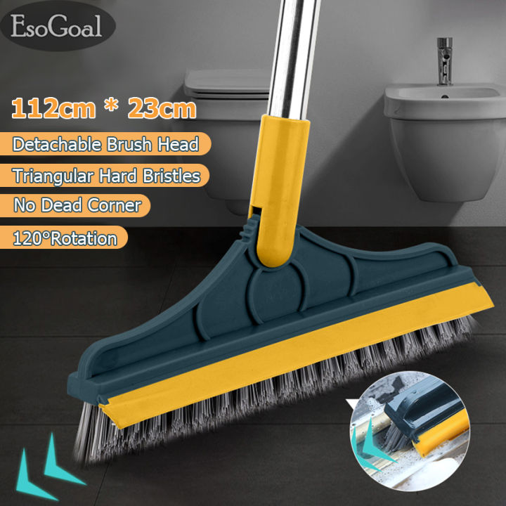 Hard Bristle Crevice Cleaning Brush With Long Handle