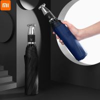 Xiaomi NEW Man Women Folding Automatic Umbrella Luxury 10Ribs Umbrella for Car Business Big Umbrella Sun Rain Umbrella