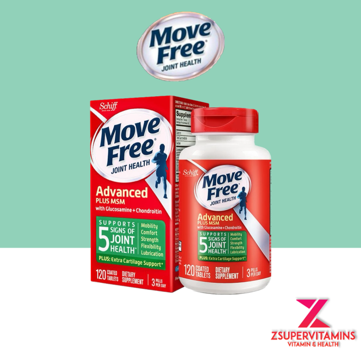 Schiff Move Free Joint Health Advanced Plus MSM with Glucosamine