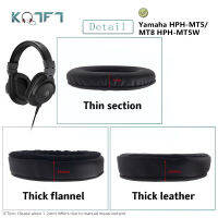 KQTFT 1 Pair of Velvet leather Replacement EarPads for Yamaha HPH-MT5MT8 HPH-MT5W Headset Earmuff Cover Cushion Cups