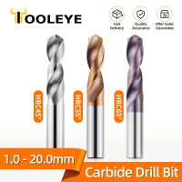 【CW】 Tooleye Carbide Bits Hard Metal Drills Tungsten Twist Bit Metalworking Lathe Drilling Tools 1.0-20.0mm