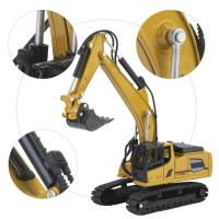 【COD】1810 1: 60 Alloy Excavator Construction Excavator Model รุ่นการก่อสร้างวิศวกรรมรถของเล่น