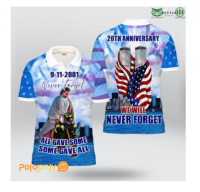 2023 New 2023 new style 911 Memorial high-quality fully sublimated high-quality polo customized series 47 Size：s-6xl Summer Popular