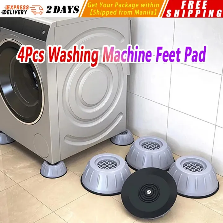 【4Pcs Washing Machine Feet Pad】Universal AntiVibration Feet Pads