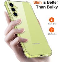 Shockproof Clear Silicone Soft Back Case For Samsung A54 A34 A14 A04 A53 A73 A33 A23 A13 A52 A32 A51 A71 A50 A7 A9 A8 2018 Coque