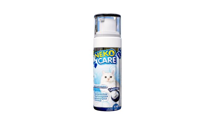 neko-care-โฟมอาบน้ำแมว-โฟมอาบน้ำแห้ง-แชมพูอาบน้ำ-แชมพูโฟมอาบแห้งน้องแมว-ฟองโฟมอาบน้ำ-แชมพูอาบน้ำแมว-ชมพูอาบน้ำแมว-ดับกลิ่น