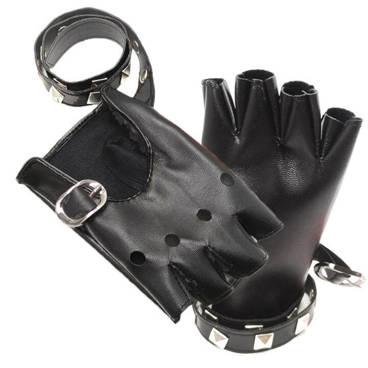 rock-and-roll-white-cool-glove-rivet-punk-black-disco-dancing-unisex-fingerless-driving