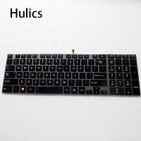 Hulics ใช้สำหรับ P870ดาวเทียมโตชิบา P870D P875ซีรีส์ P875D แล็ปท็อปแป้นพิมพ์ภาษาอังกฤษแบบ Us กับ Backlit สีดำ